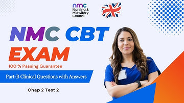 NMC CBT Mock Chap 2 Test 2 | MCQs Sample Questions Recent CBT Test #cbtexam #uknurse