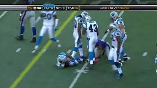 Panthers vs Giants 2009 Week 16