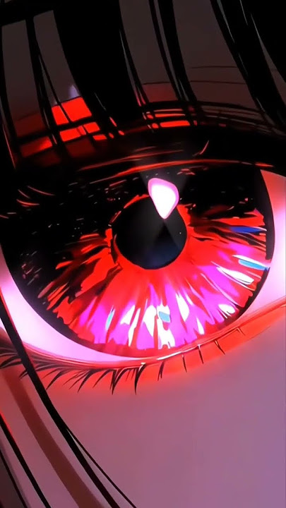 'The Awakening Eye – 4K Anime Live Wallpaper | Dark Power Unleashed'