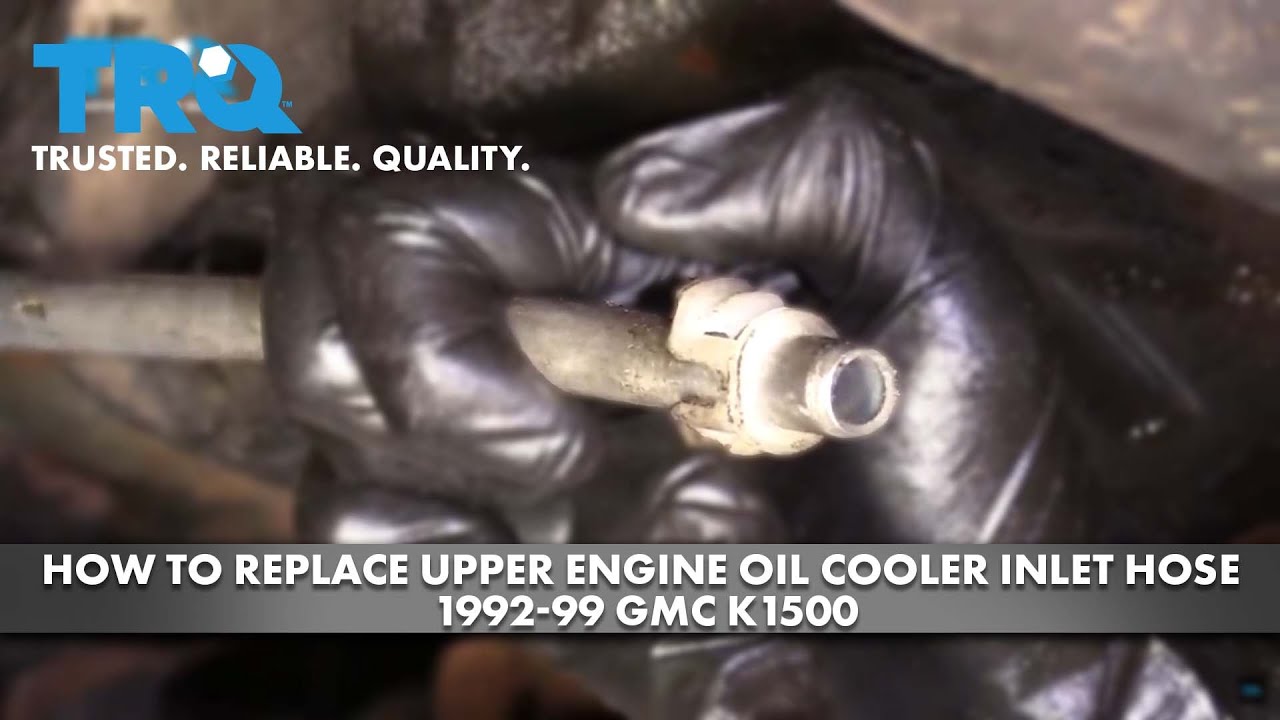 How To Replace Upper Engine Oil Cooler Inlet Hose 1992-99 GMC K1500