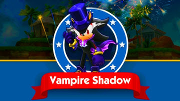 Sonic Dash Vampire Shadow New Character Unlocked Update - All Character Unlocked Gameplay FHD