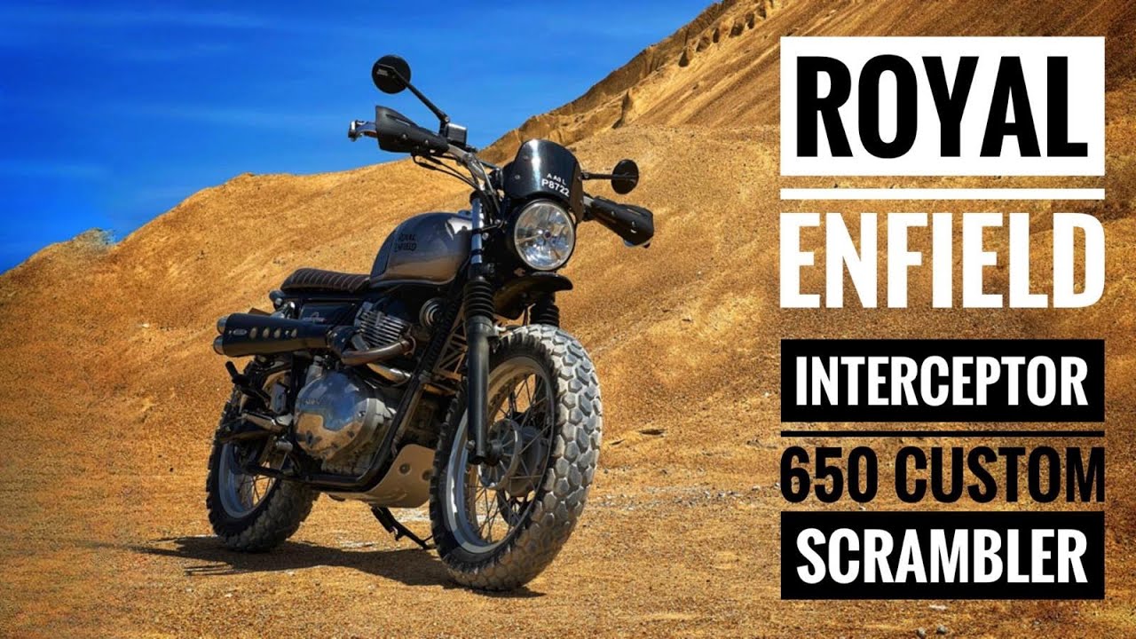RE Interceptor 650 Custom Scrambler | Reveal and Performance | Dustland Exhaust Sound