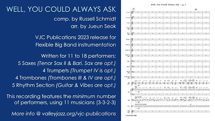 Well, You Could Always Ask (VJC Publications release)