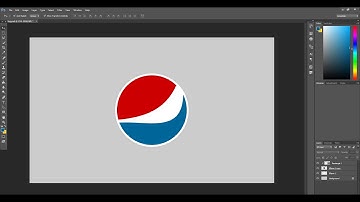 how re create PEPSI logo in Adobe Photoshop