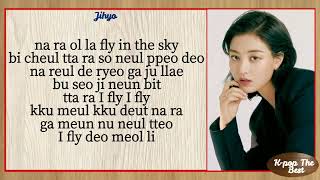 TWICE'S JIHYO - I FLY (with easy lyrics) Resimi