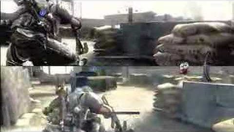 Army of two (Split Screen gameplay)