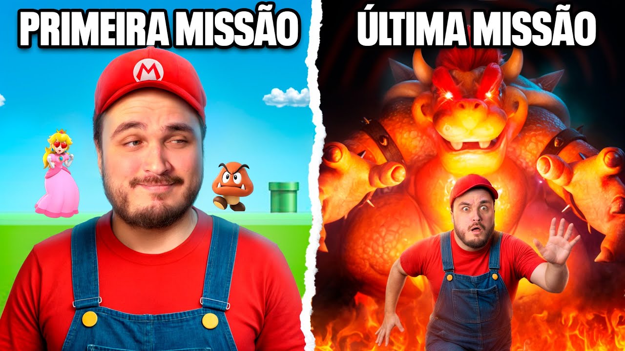Joguei a PRIMEIRA e a ÚLTIMA missão de jogos que eu NÃO joguei