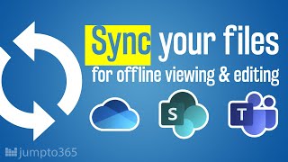 How to sync OneDrive, SharePoint, and Microsoft Teams files to computer or smart phone screenshot 5