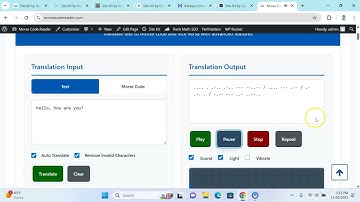 How to Use Morse Code Reader Online – Full Demo