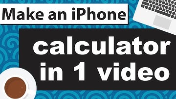 How to Make an iPhone App : iPhone Calculator