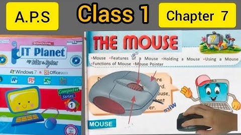 Class 1,COMPUTER, Chapter 7- " THE MOUSE "