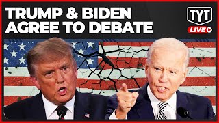 Trump & Biden Agree To DEBATE! Morning Joe FLIPS OUT Over Bad Biden Poll. Eric Adams EMBARRASSES NY.