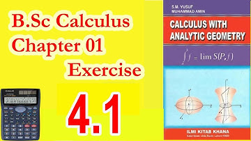 Exercise 4.1 part 1 | Calculus and Analytical Geometry by SM Yusuf | Indefinite integrals |