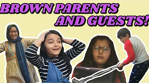 brown parents and guests ~ what happens before guests arrive in a brown household 🙈
