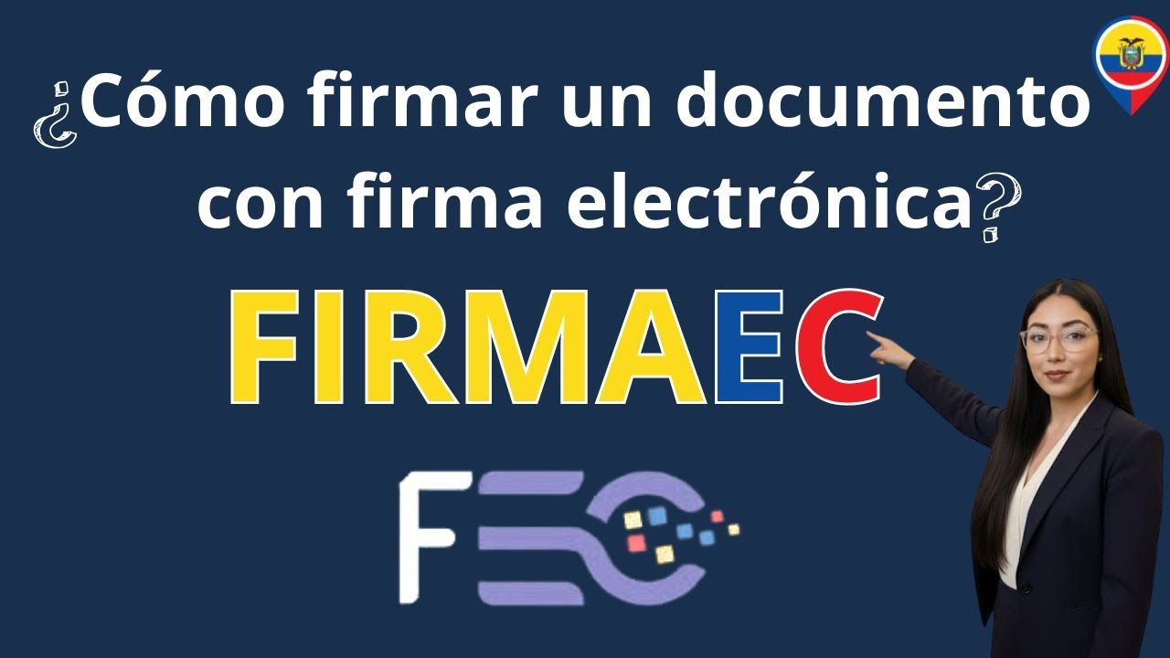Firma R Cómo firmar un documento con firma electrónica en FIRMA EC 4 1 0 ...