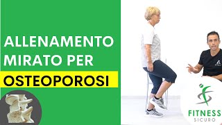 Ecco l'ALLENAMENTO per migliorare l'OSTEOPOROSI