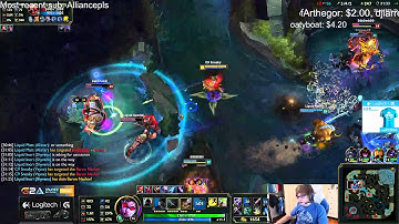 C9 Sneaky Soloq - Shen Taunt Bug?