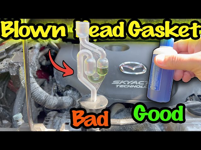 Mazda CX5 2.2 Skyactiv Diesel Blown Headgasket test at Home DIY