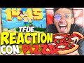 REACTION A TFUE CHE FINISCE MINECRAFT IN 15 MINUTI !! ( 🍕)