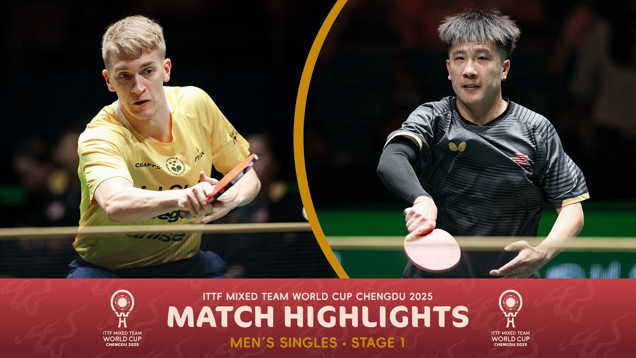 Anton Kallberg vs Xiangjing Zhang | ITTF Mixed Team World Cup 2025 (Stage 1)