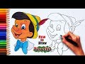 How to draw Pinocchio | Pinocchio drawing | Easy drawing tutorials | learning for arts