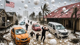 Download Lagu CHAOS in Arizona! Monsterlijke hagelstorm treft Phoenix — Huizen en voertuigen vernield MP3