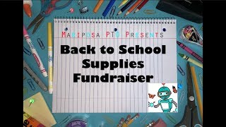 Mariposa 2019-20 School Supplies Fundraiser