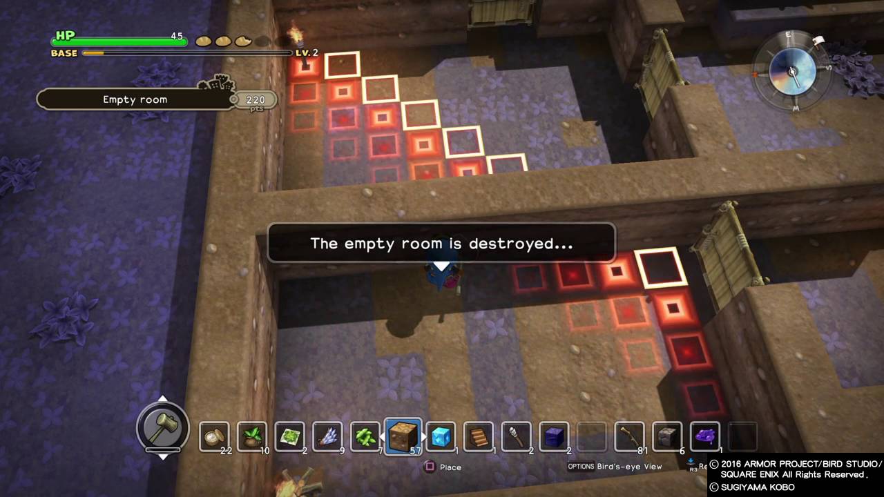 DRAGON QUEST BUILDERS Room Bug?