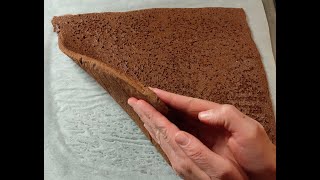 Biscuit génoise moelleuse au chocolat   كعكة إسفنجية شوكولاتة screenshot 5