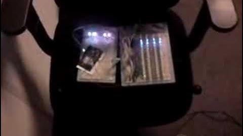 Arduino Bluetooth connected to TLC5940 4x16 RGB led grid