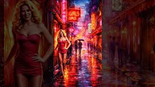 women in red #viral #shortfeed #aivideo #latest #ceative #kitty #kitty #art