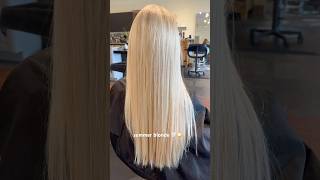 cool icy vanilla blonde balayage summerhair blondehair hairinspo hair youtubesho