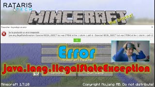 Error de JAVA en MINECRAFT - java.lang.IlegalStateException Tlancher Wealth