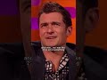 Orlando Bloom legolas buying pasta at supermarket graham norton