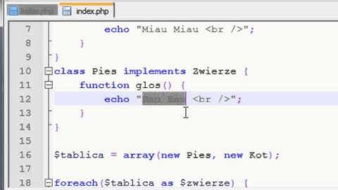 Kurs PHP OOP 15: Polimorfizm