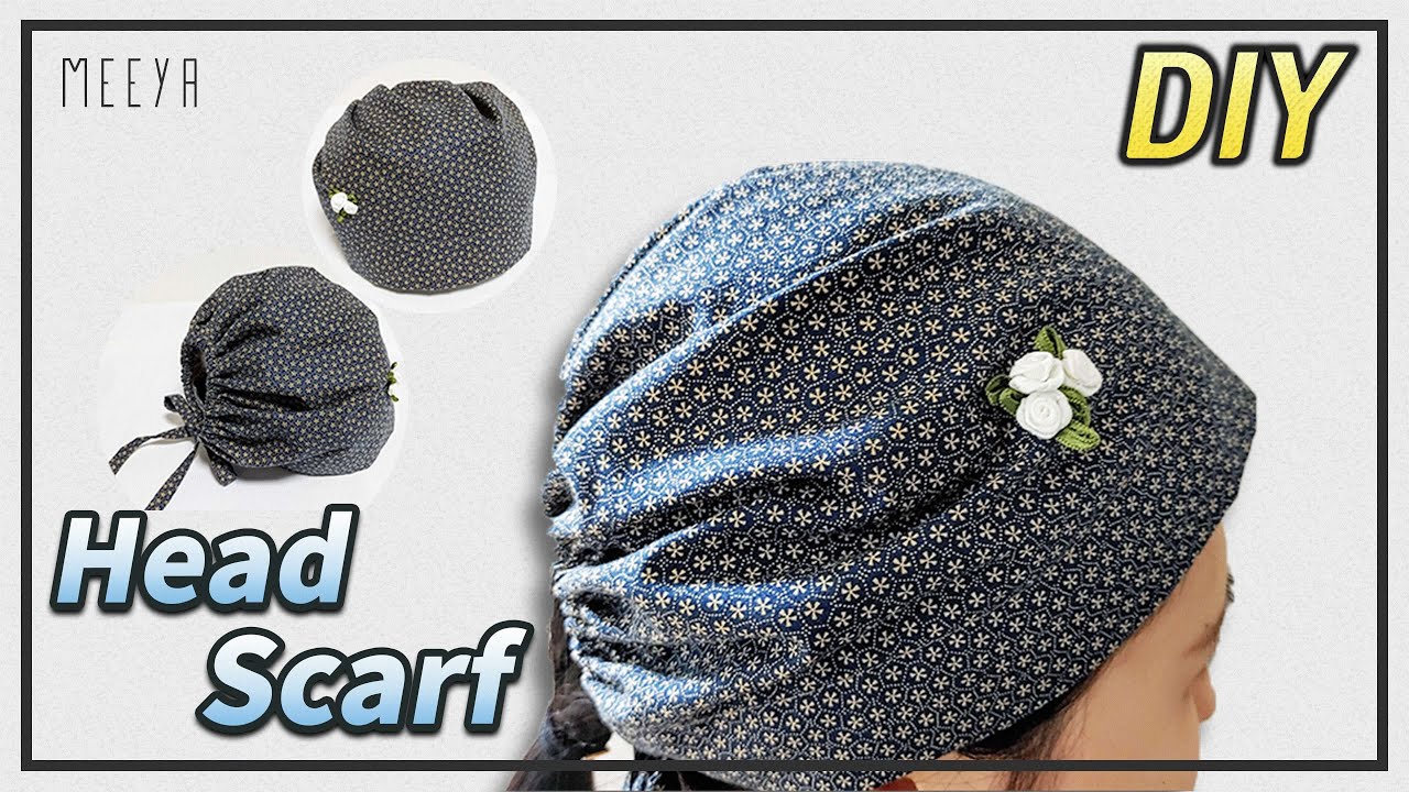 김수미두건 쉽게만들기|Making Bandana|DIY|이쁘고세련된두건|Handmade|フード|ผ้าพันคอ|Capuche| غطاء محرك السيارة|Mũ trùm đầu