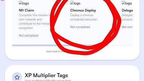 CHRONOS DEPLOY  HELIOS TESNET