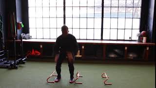 Plyometrics: NCM Bilateral Lateral Hurdle Jumps