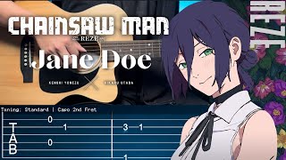 JANE DOE」- Chainsaw Man Reze Arc ED Theme Fingerstyle Guitar
