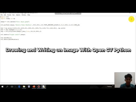 Drawing and Writing On Image With Open CV Python (Image Processing ...
