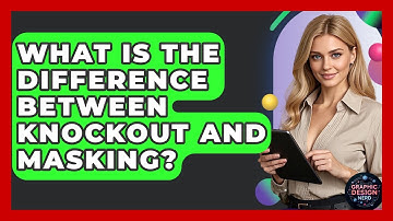 What Is The Difference Between Knockout And Masking? - Graphic Design Nerd