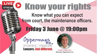 Your rights and recourse when it comes to maintenance matters