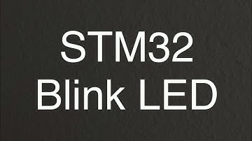 STM32 Blink LED Microcontroller programming for beginners - read description