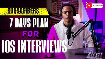 7-days iOS interview preparation plan for experienced developers. #ios #interviewquestions #android