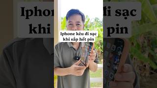 Cài đặt Iphone kêu đi sạc khi sắp hết pin #Iphone #sacpin