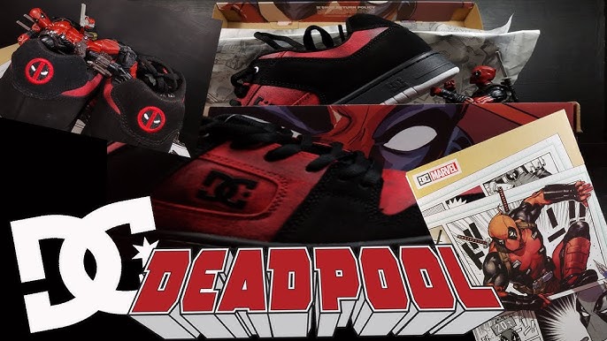 Marvel and DC Shoes Introduce Wall-Breaking Offbeat 'Deadpool' Collection  With Manteca Sneakers & Printed Slides