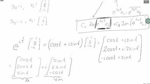 System of Linear Differential Equations - Part 2