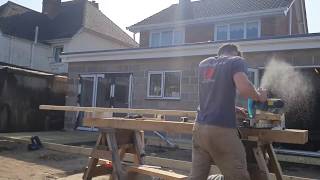 How to install a decking sub frame