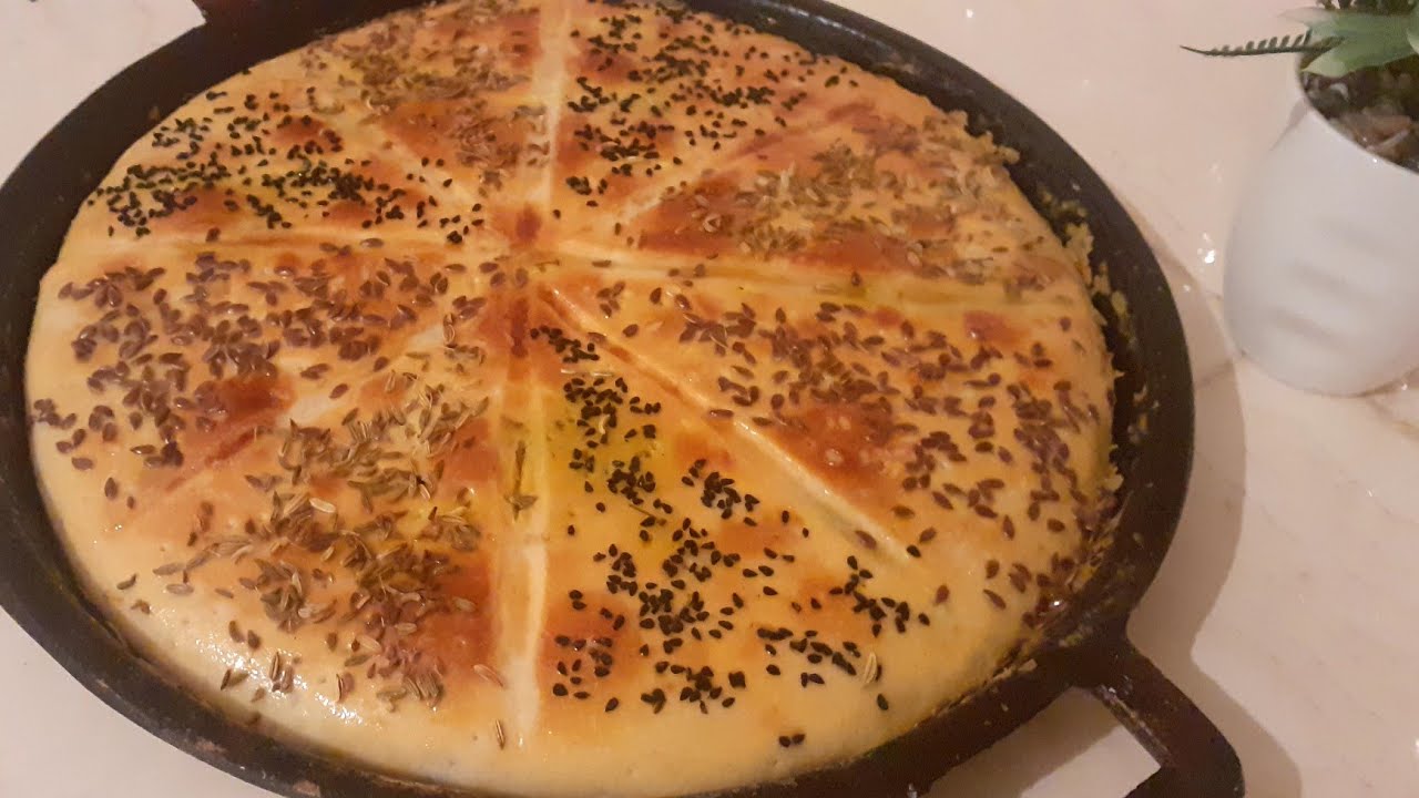 خبزة معمرة في الفرن بالخضر بدون لحوم اكتر من رائعة😋😋