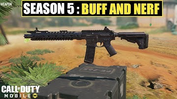 *NEW* Codm Season 5 Get Wrecked Buff And Nerf Patchnotes